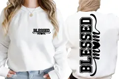 Blessed Mom Svg, Mother's Day Svg, Mom Shirt Svg Product Image 1