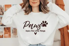 Enjoy the Little Things Svg, Dog Bandana Svg Product Image 1