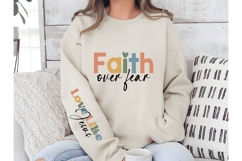 Faith over fear Svg, God Svg, Bible Svg Product Image 3