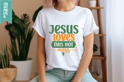 Jesus loves this Hot Mess Svg, Religious Svg, Jesus God Svg Product Image 3