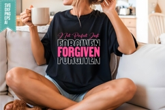 Not Perfect Just Forgiven Svg, Religious Svg, Jesus God Svg Product Image 3