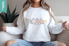 give thanks to the lord for he is good Svg, Autumn Svg Product Image 3