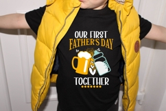 Our First Father&#039;s Day together Svg, Dad Shirt Svg Product Image 2