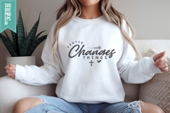 Prayer Changes Things Svg, Religious Svg, Jesus God Svg Product Image 3