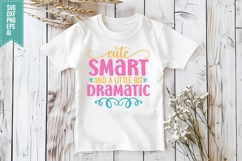 Cute Smart and a little bit Dramatic Svg, Unicorn Svg Design Product Image 3