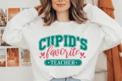 Cupid's favorite teacher Svg, Valentine's Day Svg Product Image 2