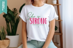 She is Strong Svg, Religious Svg, Jesus God Svg Product Image 3