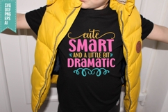 Cute Smart and a little bit Dramatic Svg, Unicorn Svg Design Product Image 1