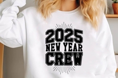 2025 New Year Crew Svg, Happy New Year Svg Product Image 2