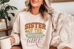 Sister of the Birthday Girl Svg, Family Svg Product Image 2