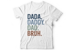 dada daddy dad Bruh Svg, Father&#039;s Day Svg Product Image 3