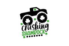Crushing Shamrock Svg, St. Patrick&#039;s Day Svg Product Image 3