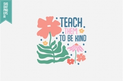 Teacher Boho Floral Quote SVG Bundle Product Image 4