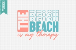 The Beach is My Therapy Svg, Summer Svg, Beach Svg Product Image 2