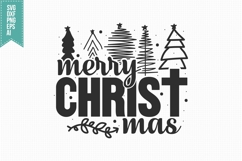 merry christ mas Svg, Christmas Svg, Xmas Svg Product Image 3