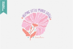 Teacher Boho Floral Quote SVG Bundle Product Image 3