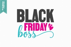 Black Friday Boss Svg, Black Friday Shirt Svg Product Image 3