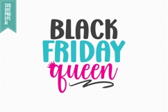 Black Friday Queen Svg, Black Friday Shirt Svg Product Image 3