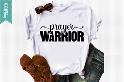 Prayer Warrior Svg, Faith Svg, Bible Svg Product Image 1