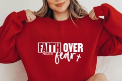 Faith over Fear Svg, Christian Svg Product Image 1