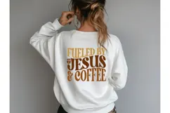 Fueled by Jesus and Coffee Svg, Coffee Bar Svg Product Image 3