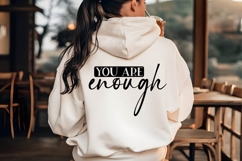You Are Enough Svg, Inspirational Svg Product Image 1