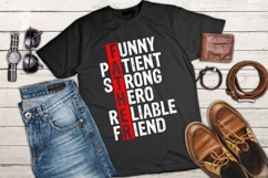 Father&#039;s Day Gift T-Shirt Funny Father Shirt Product Image 3