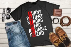 Father's Day Gift T-Shirt Funny Father Shirt Product Image 3