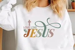 Love Like Jesus Svg, God Svg, Religious Svg Product Image 3