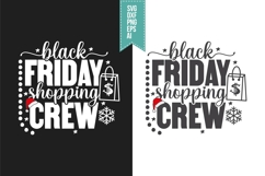 black Friday shopping crew Svg, Black Friday Svg Designs Product Image 1
