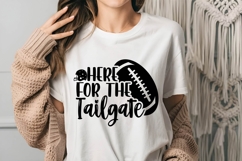 Here For the Tailgate Svg, Football Svg, Sports Svg Product Image 3