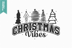 Christmas Vibes Svg, Christmas Svg, Xmas Svg Product Image 1