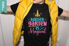 Kindergarten Is Magical Svg, Unicorn Svg Design Product Image 1