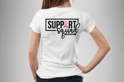 Support Squad Svg, Breast Cancer Svg, Breast Cancer Shirt Product Image 2
