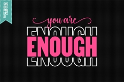 You Are Enough Svg, Religious Svg, Jesus God Svg Product Image 1