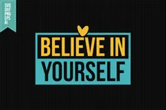 Believe in Yourself Svg, Motivation Svg Product Image 1