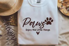 Enjoy the Little Things Svg, Dog Bandana Svg Product Image 2