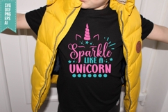 Sparkle Like a Unicorn Svg, Unicorn Svg Design Product Image 1
