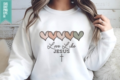 Love Like Jesus Svg, Religious Svg, God Svg Design Product Image 3