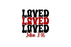 Loved Svg, Love Svg, Bible Svg Product Image 3