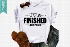 It is Finished Svg, Faith Svg, Bible Svg Product Image 1