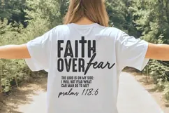 Faith Over Fear Svg, God Svg, Bible Svg Product Image 3