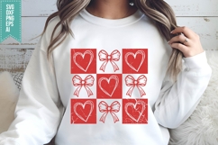 Retro Checkered Valentine's Day SVG Product Image 3