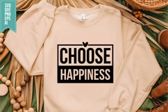 Choose Happiness Svg, Motivation Svg Product Image 1