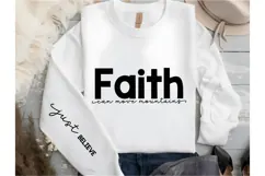 Faith can Move Mountains Svg, God Svg, Bible Svg Product Image 3