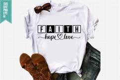 Faith Hope Love Svg, Faith Svg, Bible Svg Product Image 1