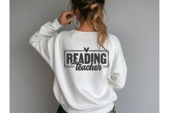Reading Teacher Svg, Teacher Svg Product Image 3