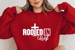 Rooted In Christ Svg, Christian Svg Product Image 1