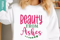 Beauty From Ashes Svg, Religious Svg, Jesus God Svg Product Image 1