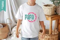 papa The Man The Myth The Legend Svg, Father&#039;s Day Svg Product Image 3